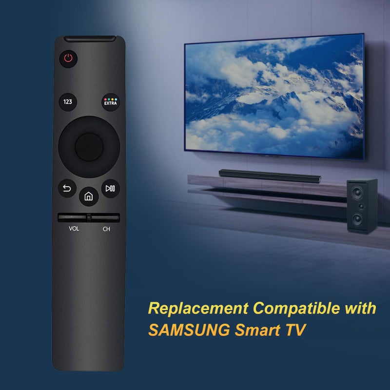 AULCMEET BN59-01259E IR Remote Control Replacement Compatible with Samsung TV BN59-01259B BN59-01241A BN59-01260A BN59-01265A RMCSPK1AP2 UN55KU6290FXZA UN65KU6290FXZA UN40KU6290 UN40KU6290FXZA UN65KU6290 - Image 2
